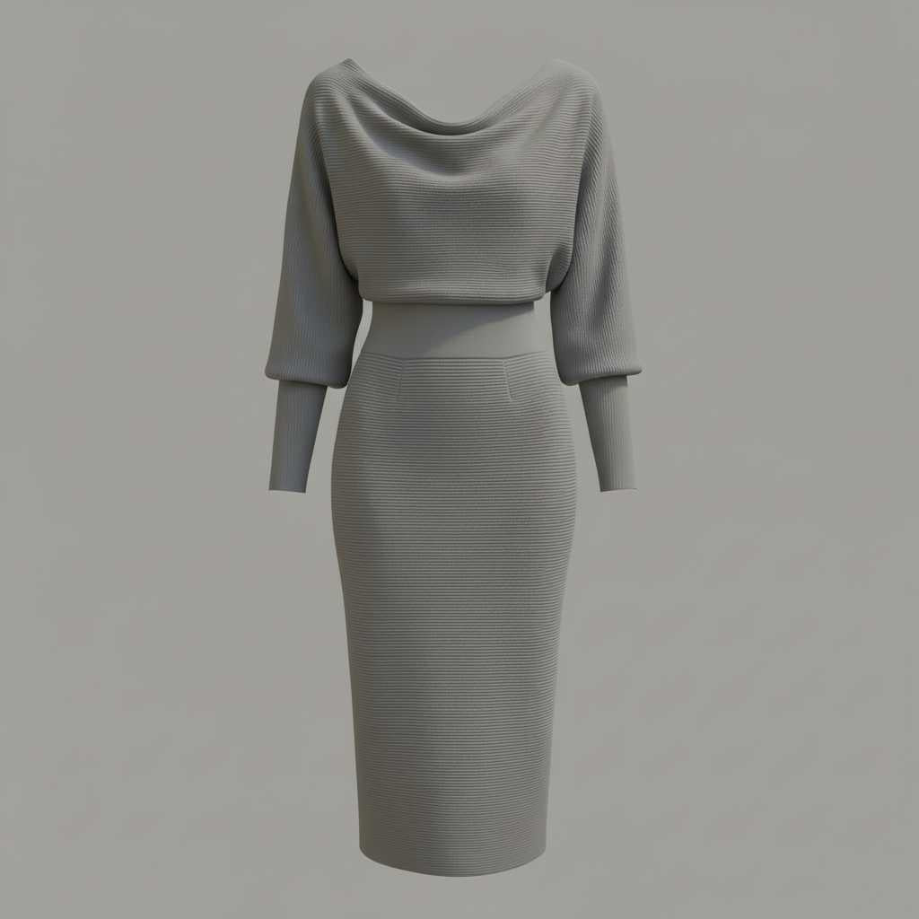 Abito Midi Elegante Donna | Abiti Cerimonia Casual