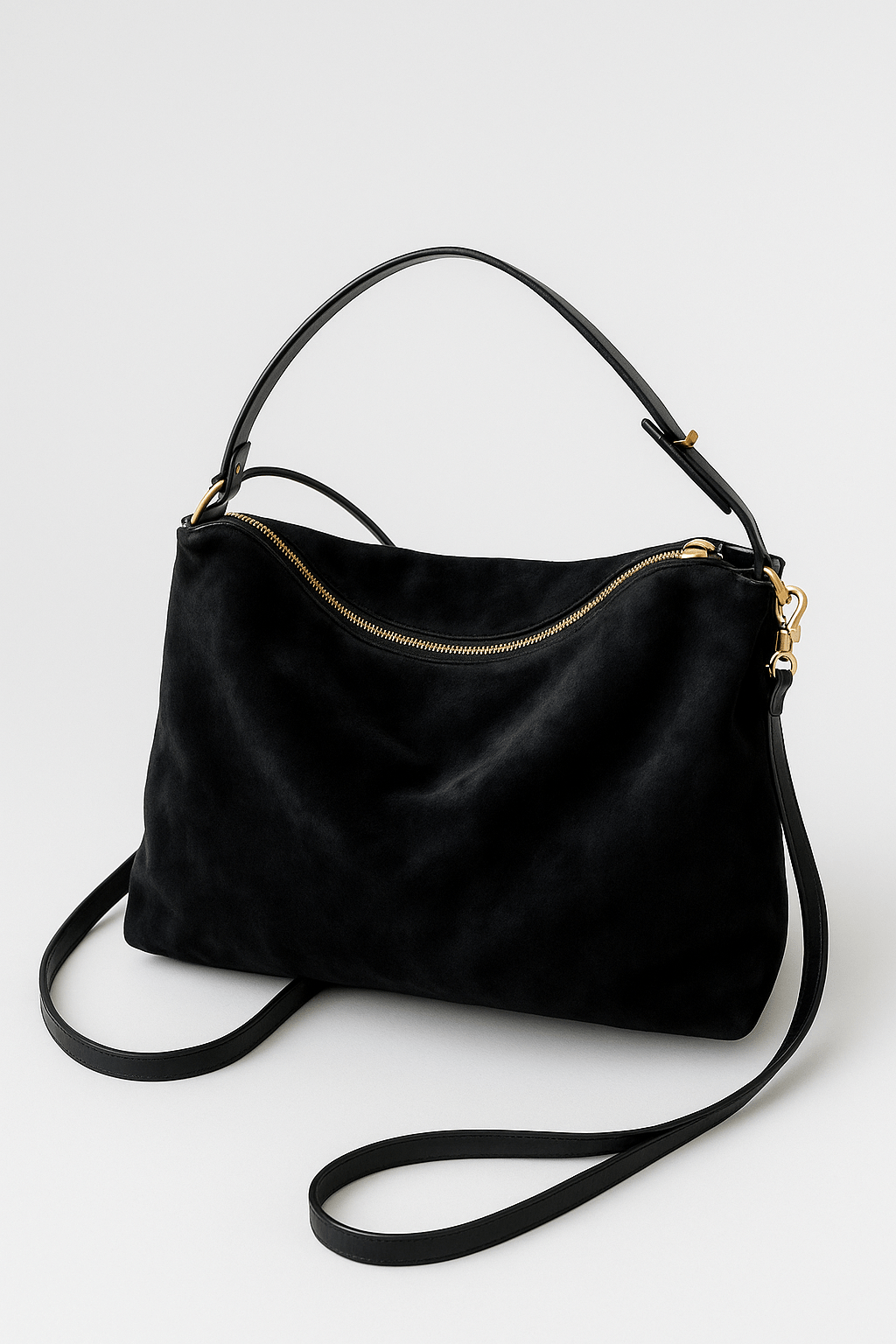 Borsa a Spalla in Pelle Scamosciata per Donna | Charisse 4