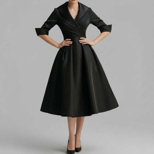 Abito Longuette Elegante Donna | Abito Cerimonia Donna