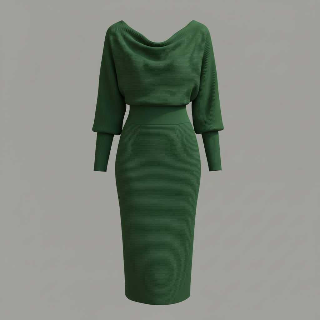 Abito Midi Elegante Donna | Abiti Cerimonia Casual