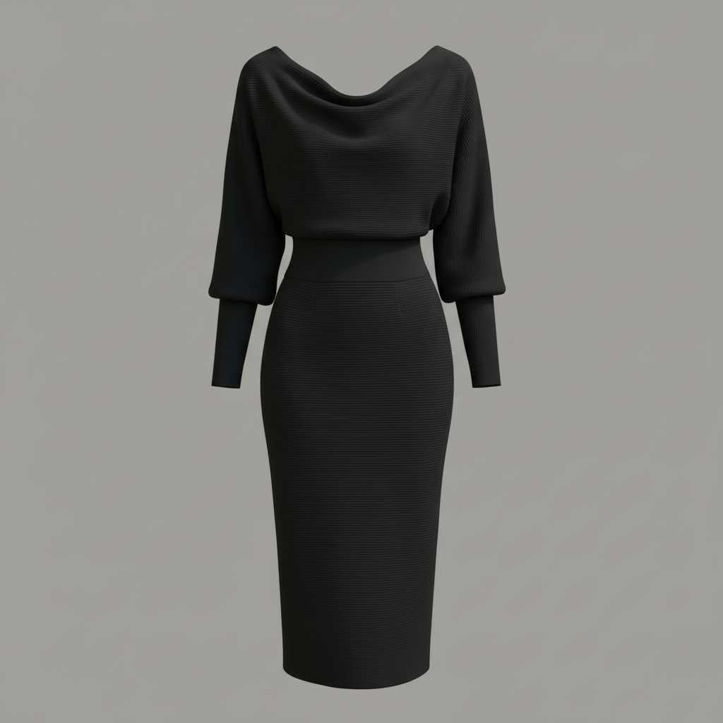 Abito Midi Elegante Donna | Abiti Cerimonia Casual