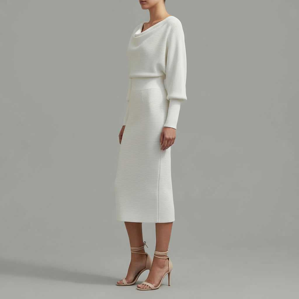 Abito Midi Elegante Donna | Abiti Cerimonia Casual