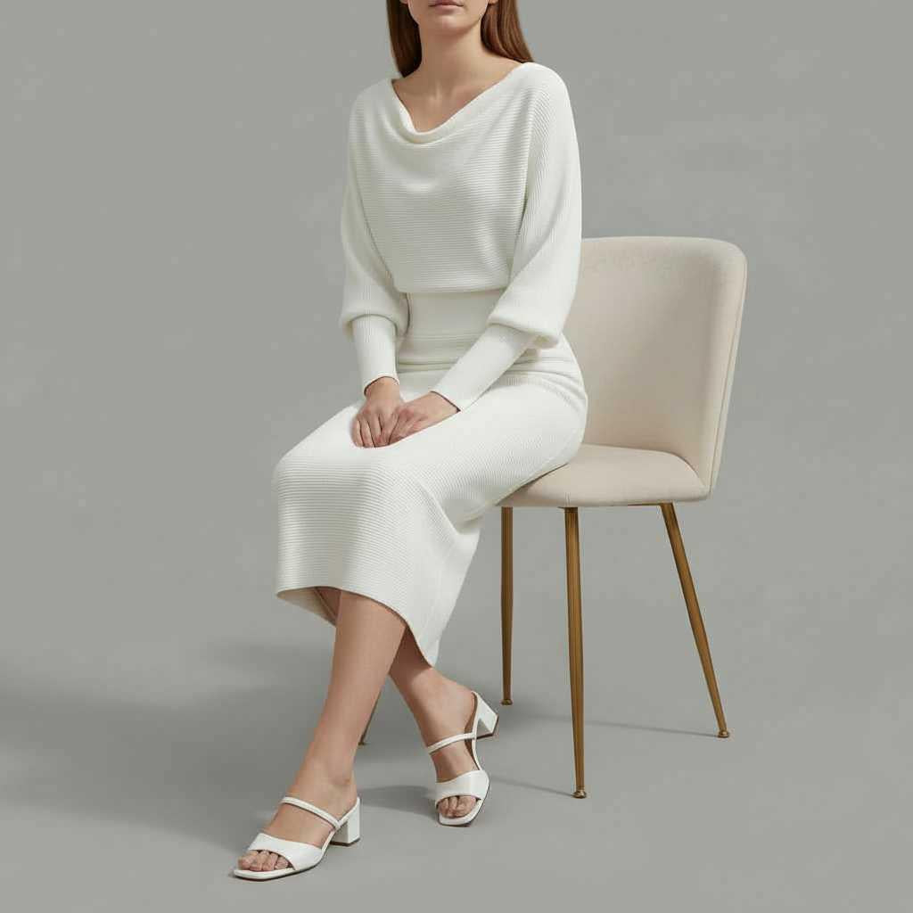 Abito Midi Elegante Donna | Abiti Cerimonia Casual