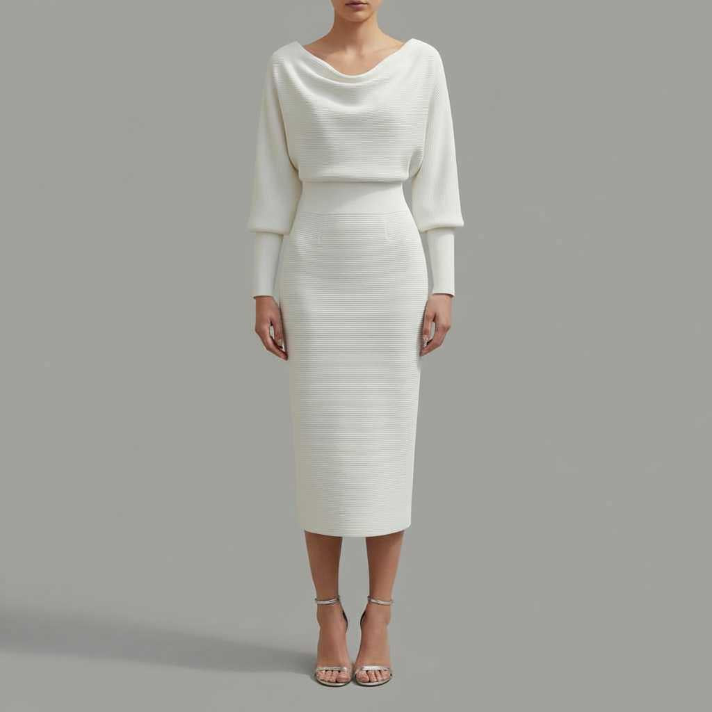 Abito Midi Elegante Donna | Abiti Cerimonia Casual