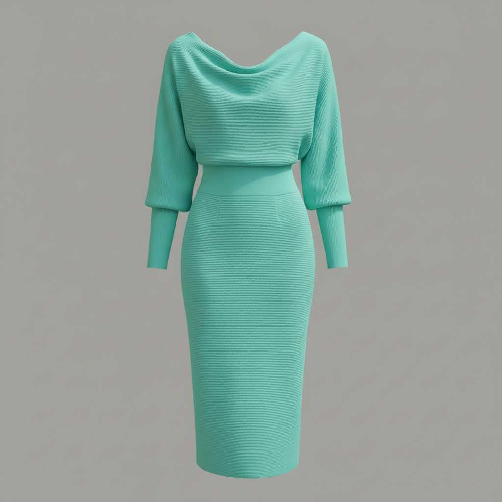 Abito Midi Elegante Donna | Abiti Cerimonia Casual