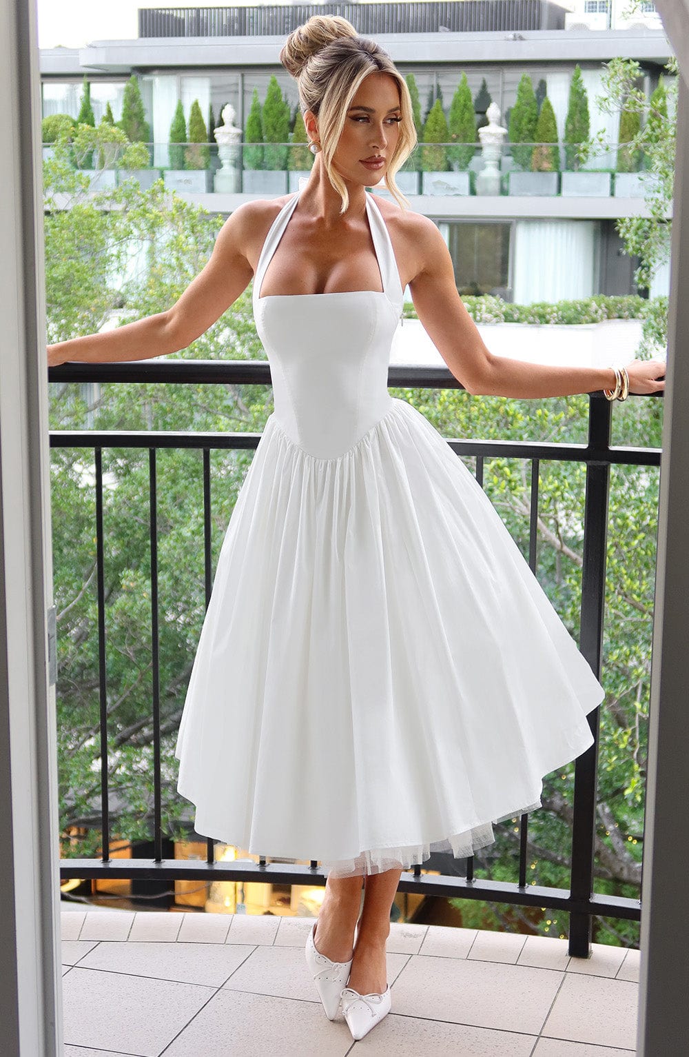 Abito da sposa da donna | Elegante taglio midi 1