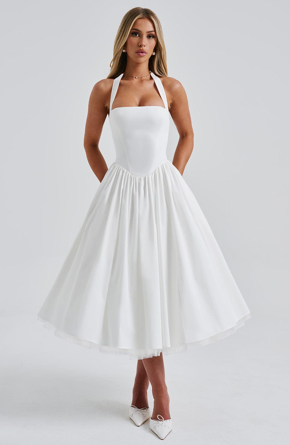 Abito da sposa da donna | Elegante taglio midi 4