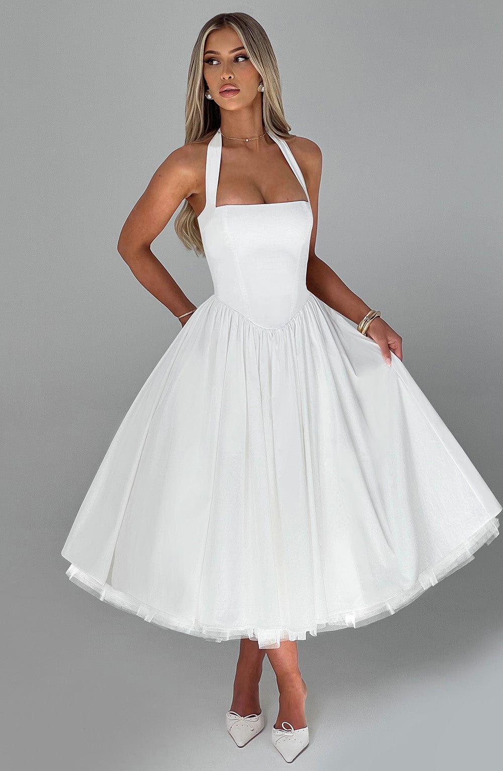 Abito da sposa da donna | Elegante taglio midi 6