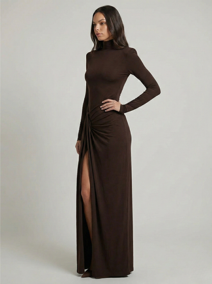 Abito maxi con ruches di classe di Luna 2