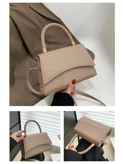 Allegra | Borsa in Pelle PU con Maniglia Superiore 4