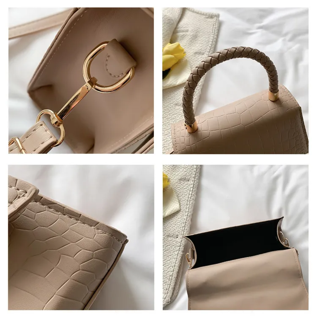 Allegra | Borsa in Pelle PU con Maniglia Superiore 7