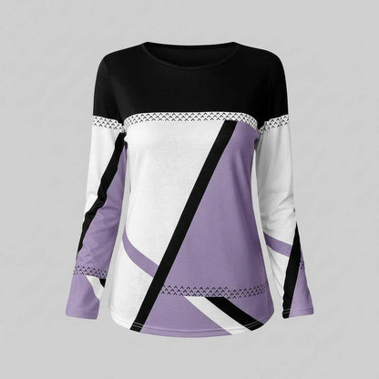 Aprile | Maglione Donna Grafico Moderno in Acrilico