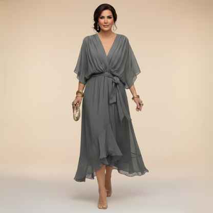 Aurelia | Abito Cerimonia Donna in Chiffon Elegante 5