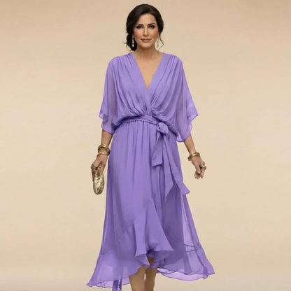 Aurelia | Abito Cerimonia Donna in Chiffon Elegante 7