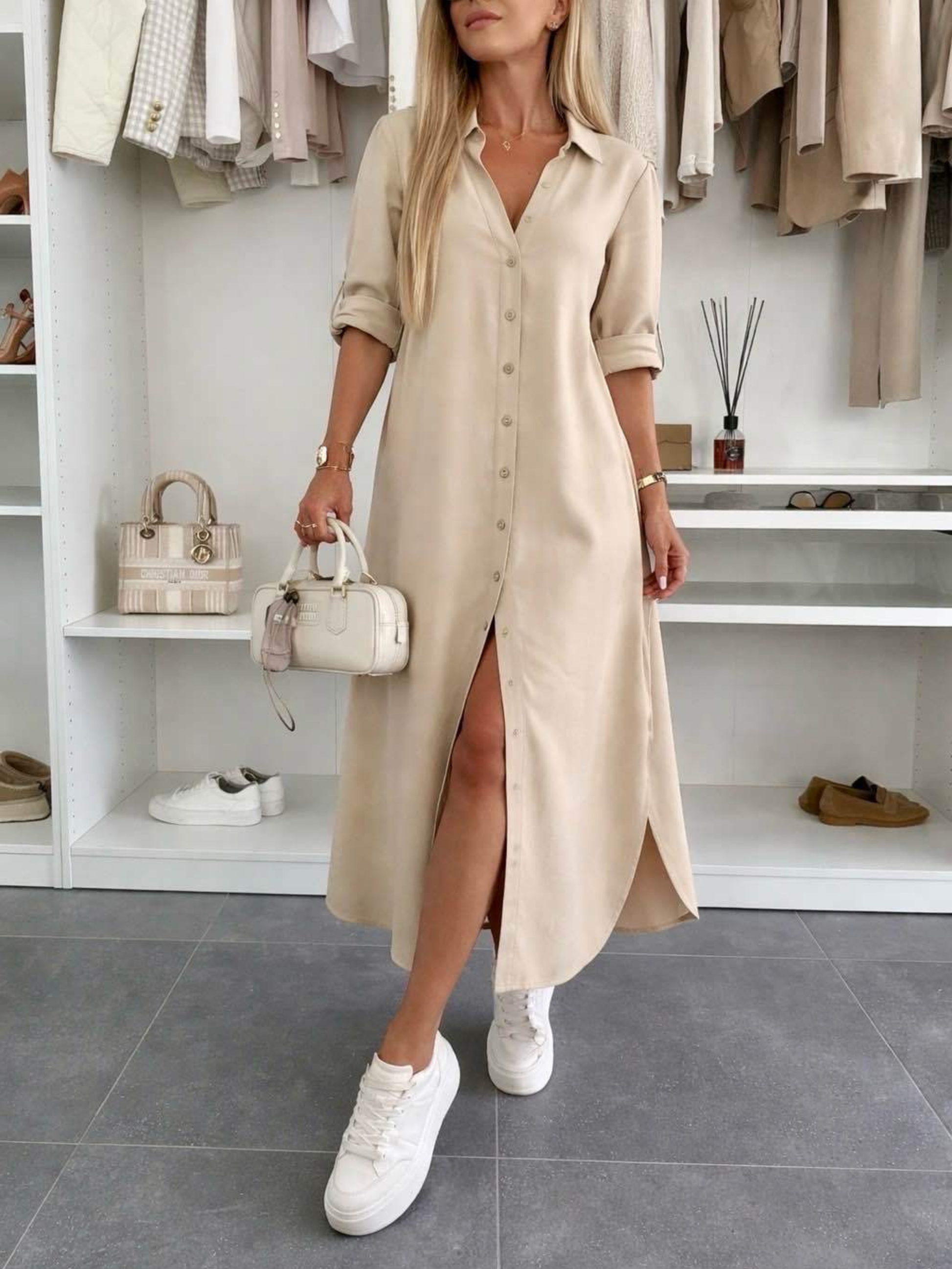 Aurelia | Abito Chemisier Oversize Elegante Donna 3
