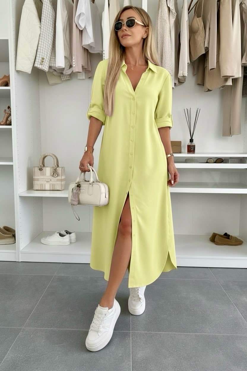 Aurelia | Abito Chemisier Oversize Elegante Donna 8