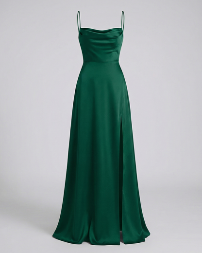 Aurelia | Abito Lungo Elegante con Spacco per Cerimonia 6