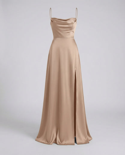 Aurelia | Abito Lungo Elegante con Spacco per Cerimonia 8