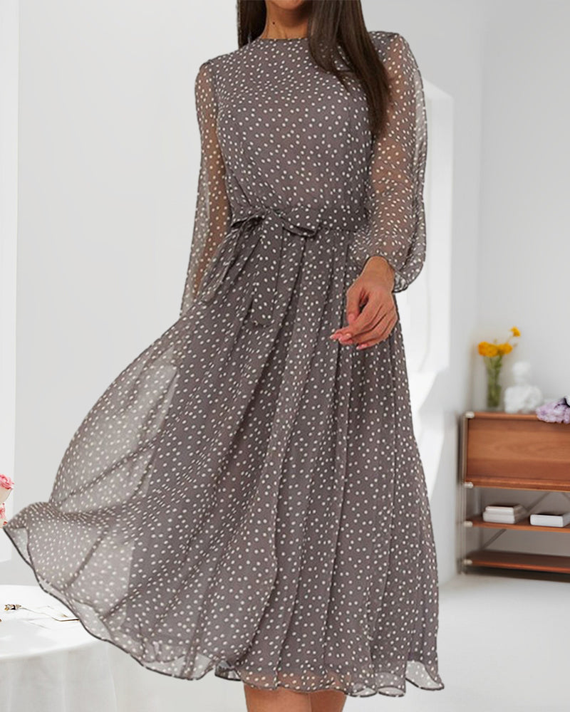 Aurelia | Abito da Donna Ample a Pois Elegante 2