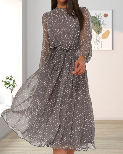 Aurelia | Abito da Donna Ample a Pois Elegante 3