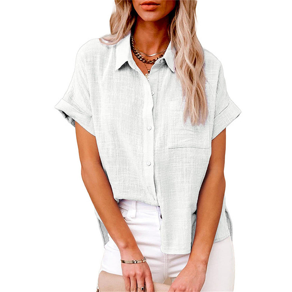 Aurelia | Camicetta Donna Elegante in Cotone e Lino 5