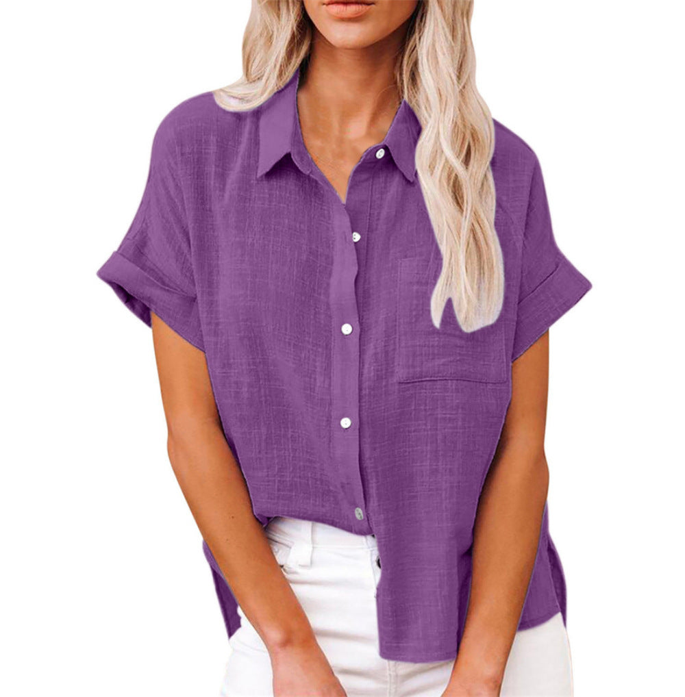 Aurelia | Camicetta Donna Elegante in Cotone e Lino 6