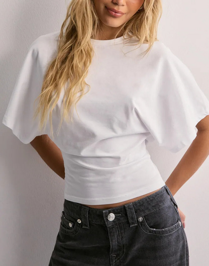 Aurelia | T-Shirt con Maniche Larghe in Tessuto Morbido 0