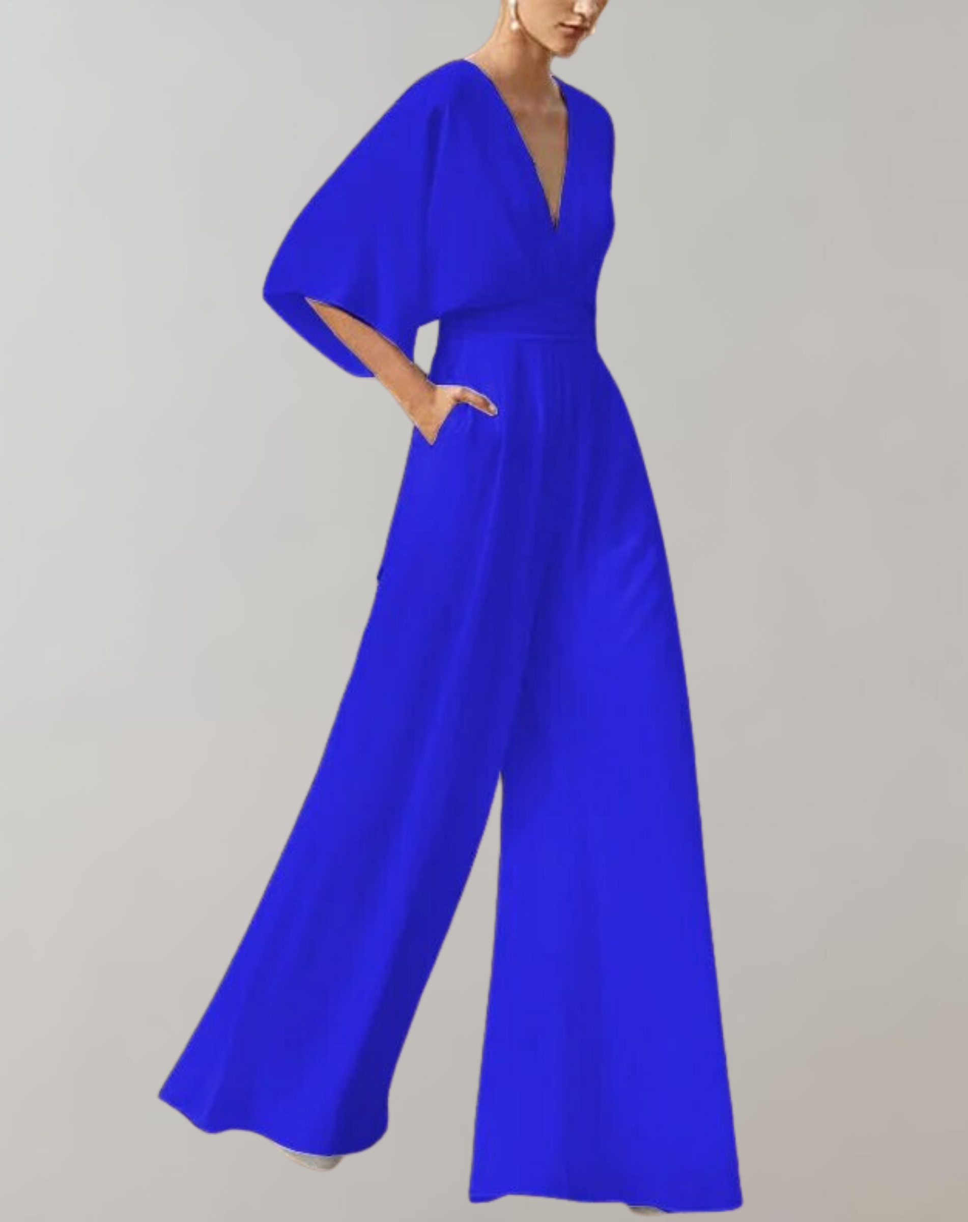 Aurelia | Tuta Elegante Donna con Scollo a V e Maniche Ampie 2