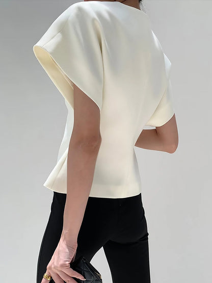 Bella V | Blusa Donna Elegante con Scollo a V e Design Senza Maniche 4