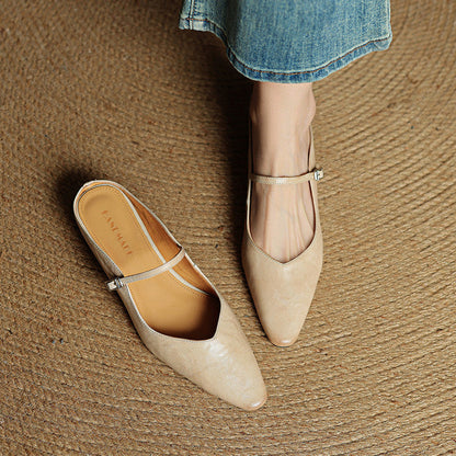 Bella | Ballerine Donna A Punta Con Cinturino Morbide e Comode 3