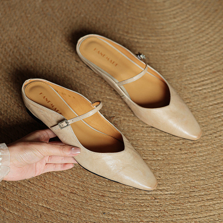 Bella | Ballerine Donna A Punta Con Cinturino Morbide e Comode 4