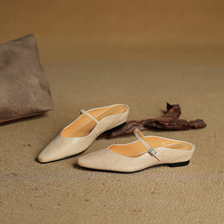 Bella | Ballerine Donna A Punta Con Cinturino Morbide e Comode 6