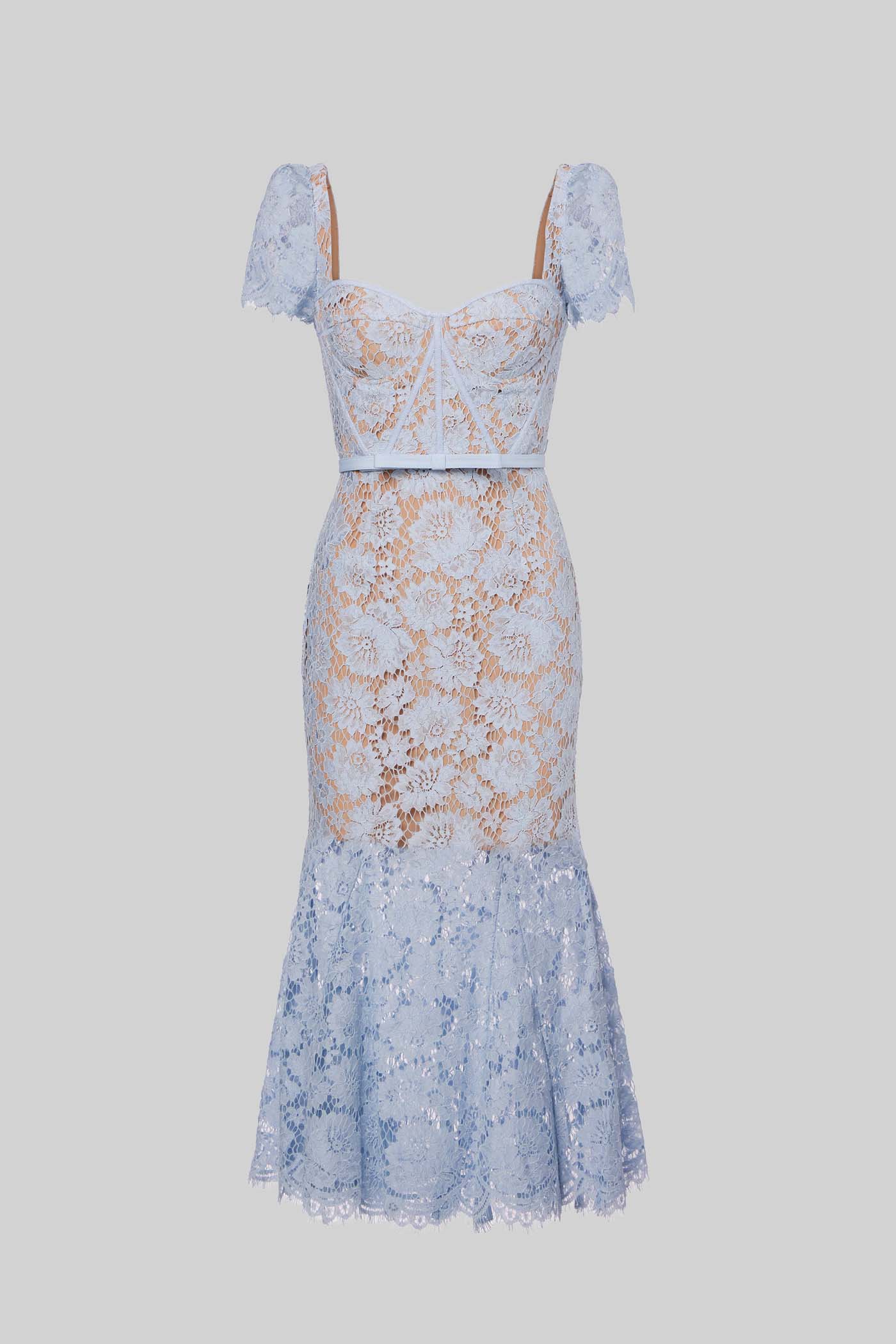 Bellissimo Blu | Abito da Cerimonia in Pizzo per Donna 1