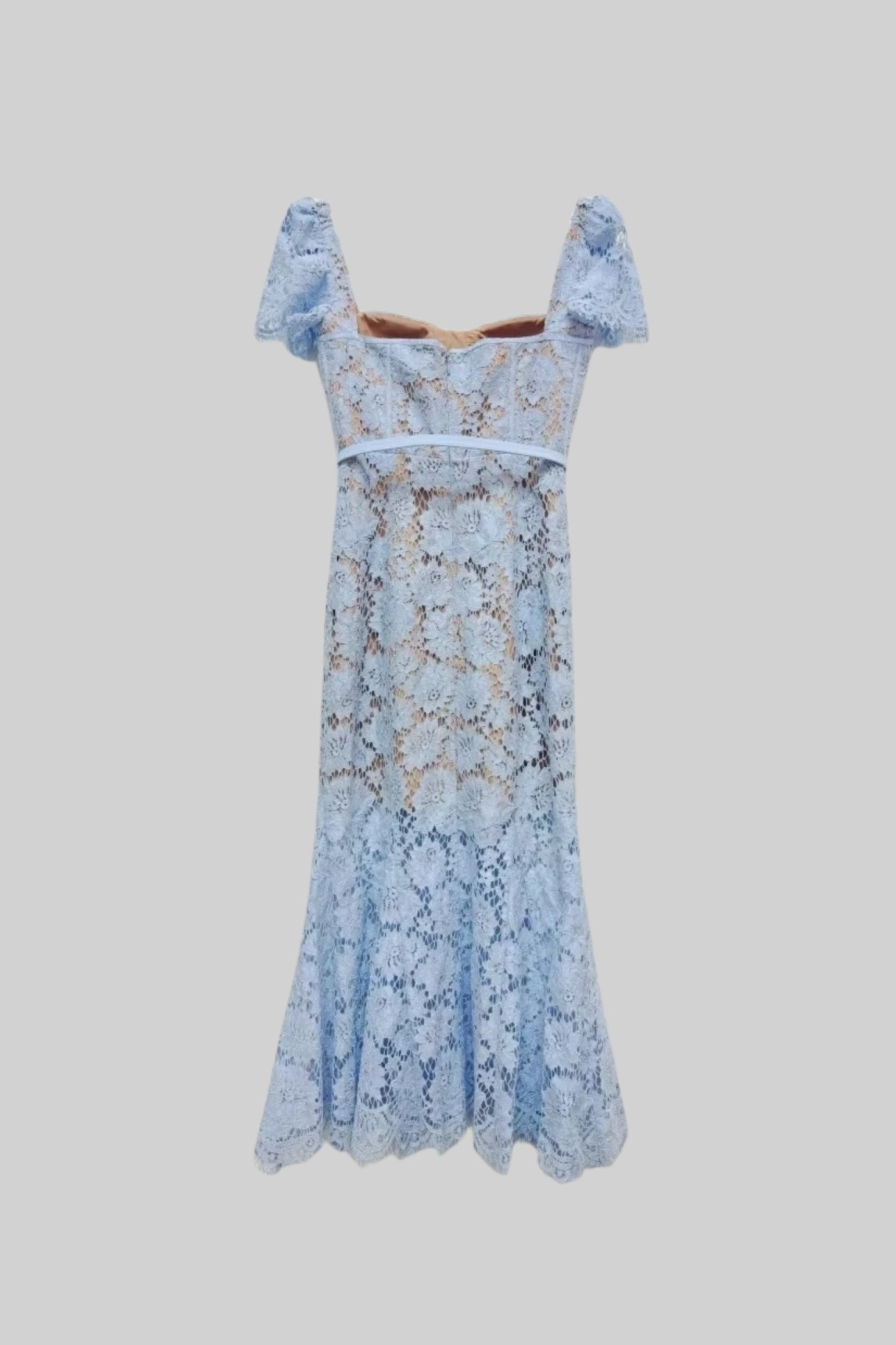 Bellissimo Blu | Abito da Cerimonia in Pizzo per Donna 3