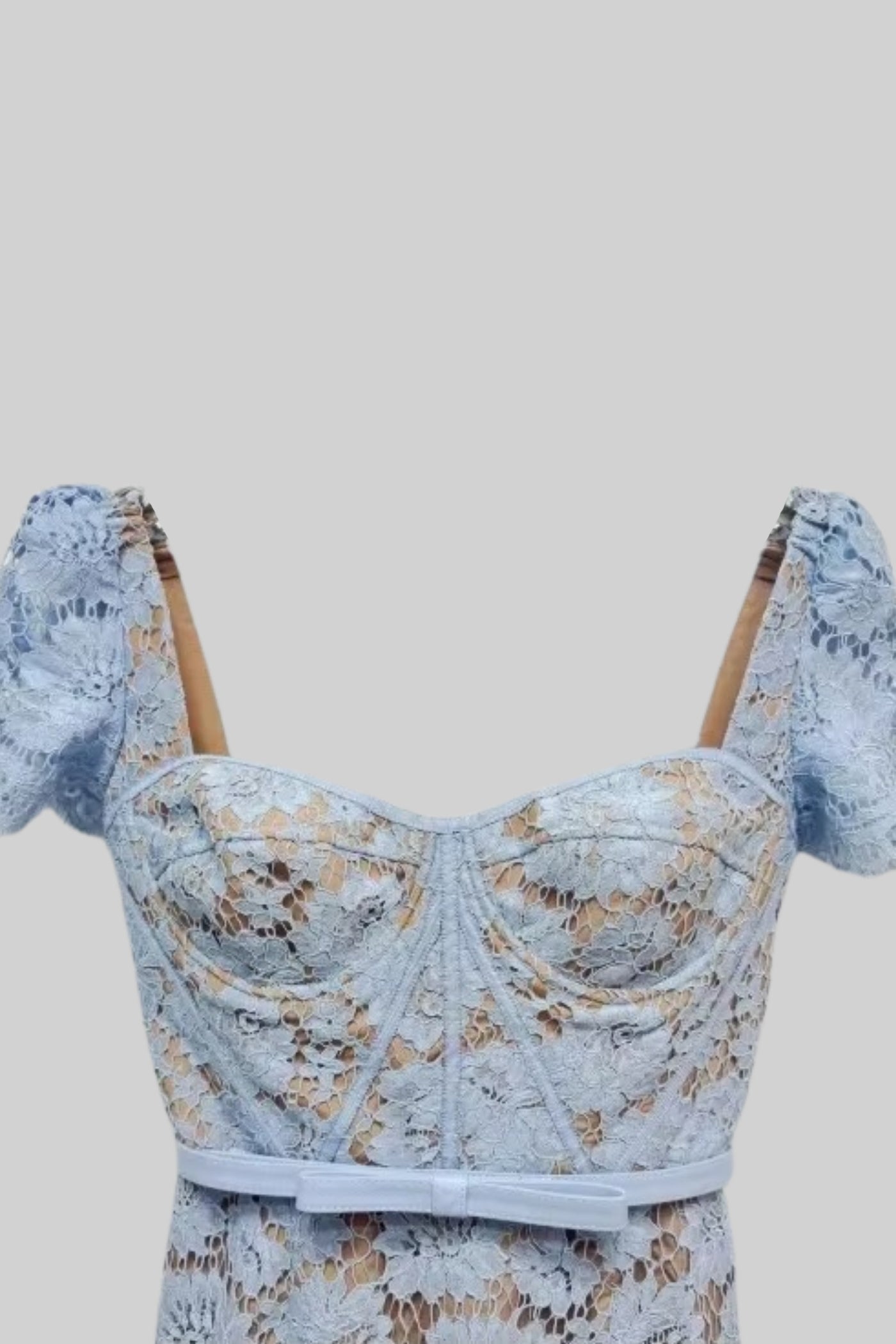 Bellissimo Blu | Abito da Cerimonia in Pizzo per Donna 4