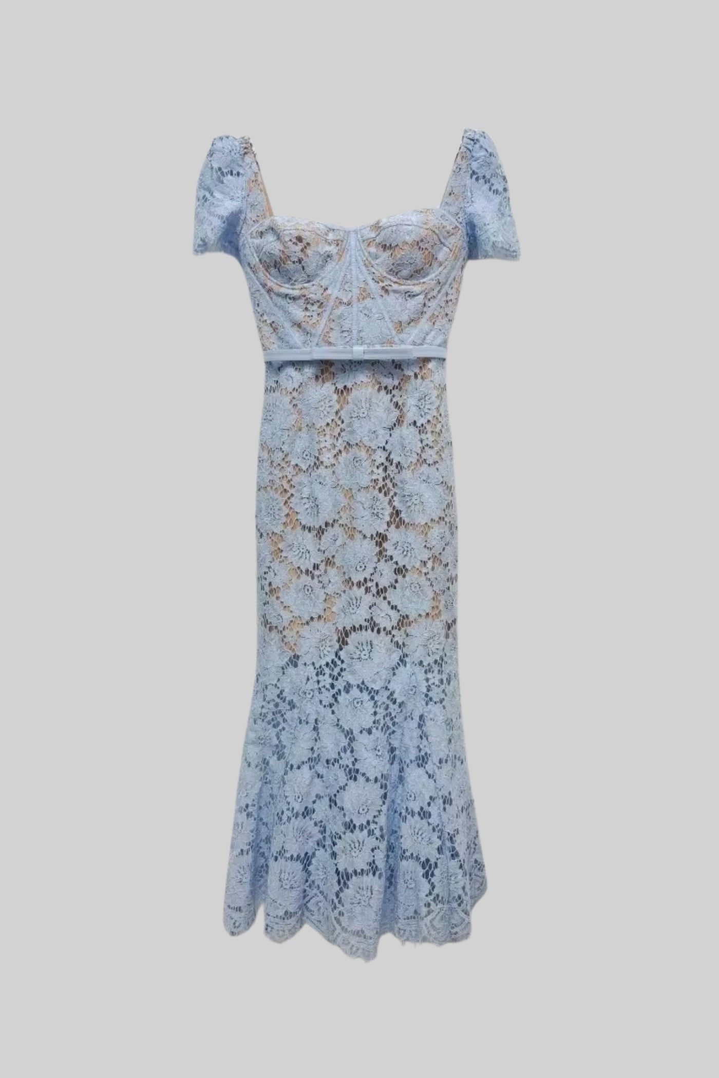 Bellissimo Blu | Abito da Cerimonia in Pizzo per Donna 5