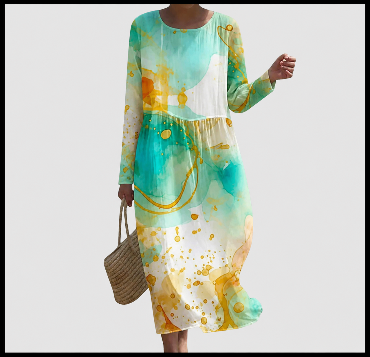 Bello Estivo | Maxi Abito Donna Floreale Leggero 1