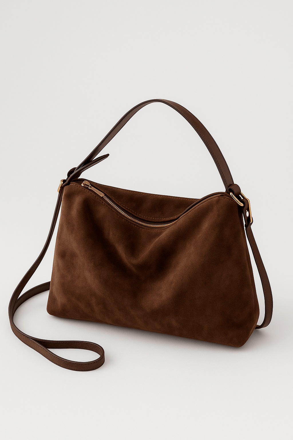 Borsa a Spalla in Pelle Scamosciata per Donna | Charisse 3