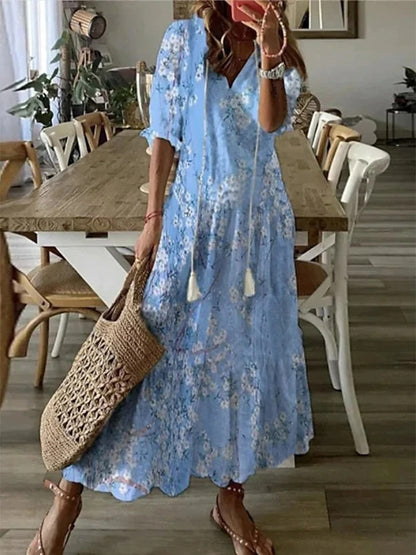 Breeze | Abito Estivo Donna A Linea A con Stampa Geometrica 5