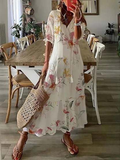 Breeze | Abito Estivo Donna A Linea A con Stampa Geometrica 8