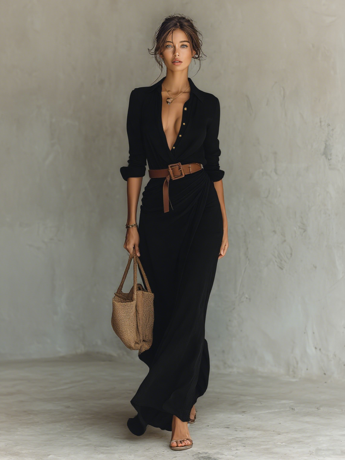 Camilla – Chemisier lungo abito lungo donna 5