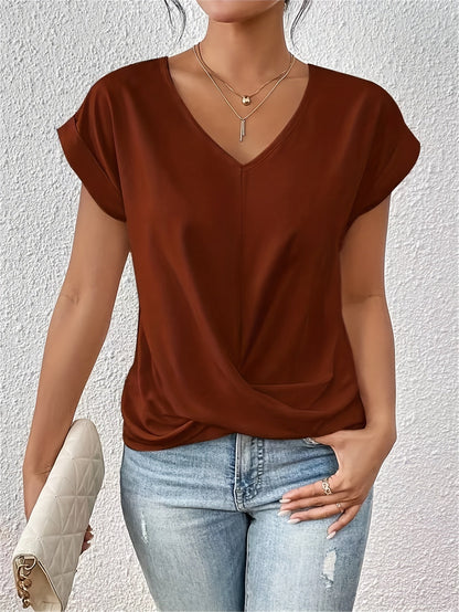 Cleo | Comoda t-shirt con scollo a cuore per tutti i giorni 3