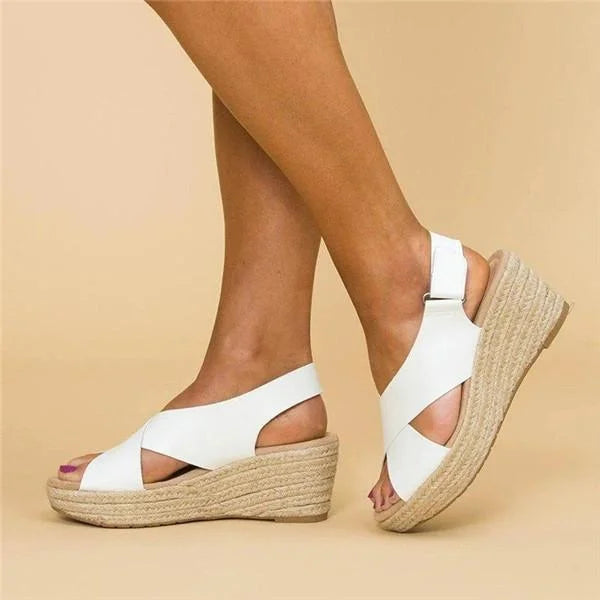 Comode espadrillas ortopediche con zeppa - Clara 4
