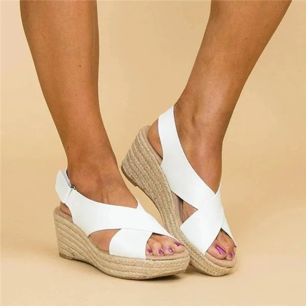 Comode espadrillas ortopediche con zeppa - Clara 5