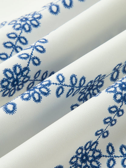 Completo gonna senza maniche con stampa e laccetti sul retro 6