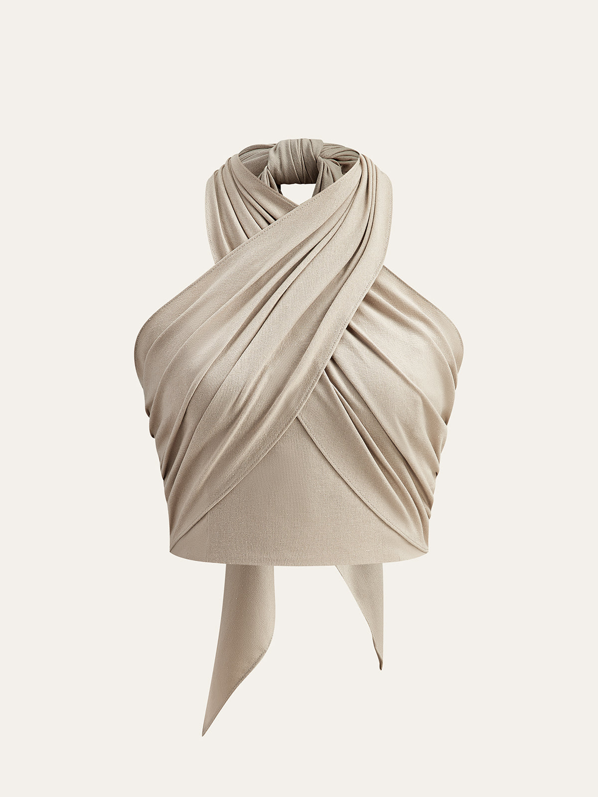 Crisalide | Canottiera Aderente in Cotone con Design Incrociato 2