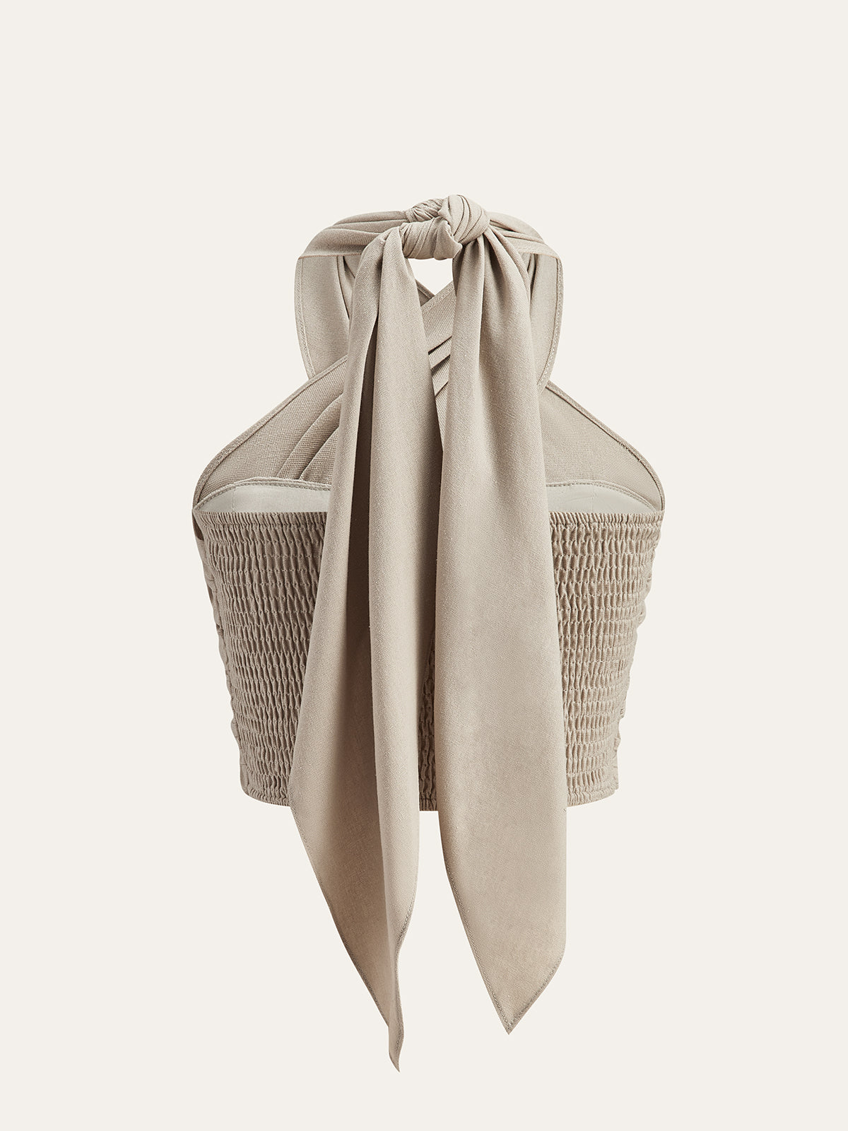 Crisalide | Canottiera Aderente in Cotone con Design Incrociato 3