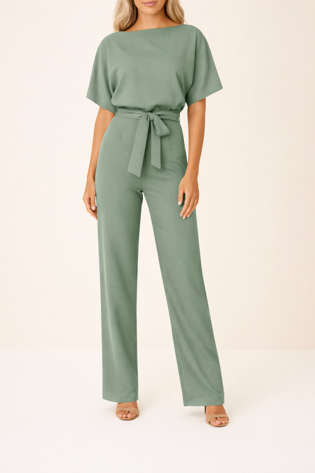 Diva Elegante | Tuta Donna Elegante in Tessuto Misto per Ogni Occasione 3