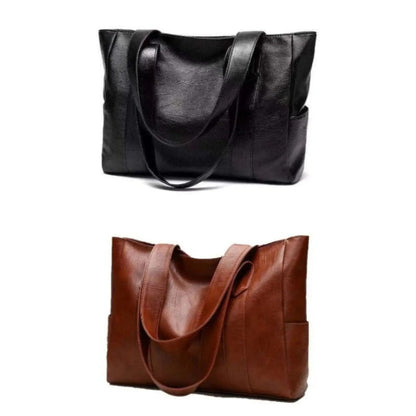 Elegante borsa a tracolla in pelle dallo stile retrò e dalla superficie liscia. 6