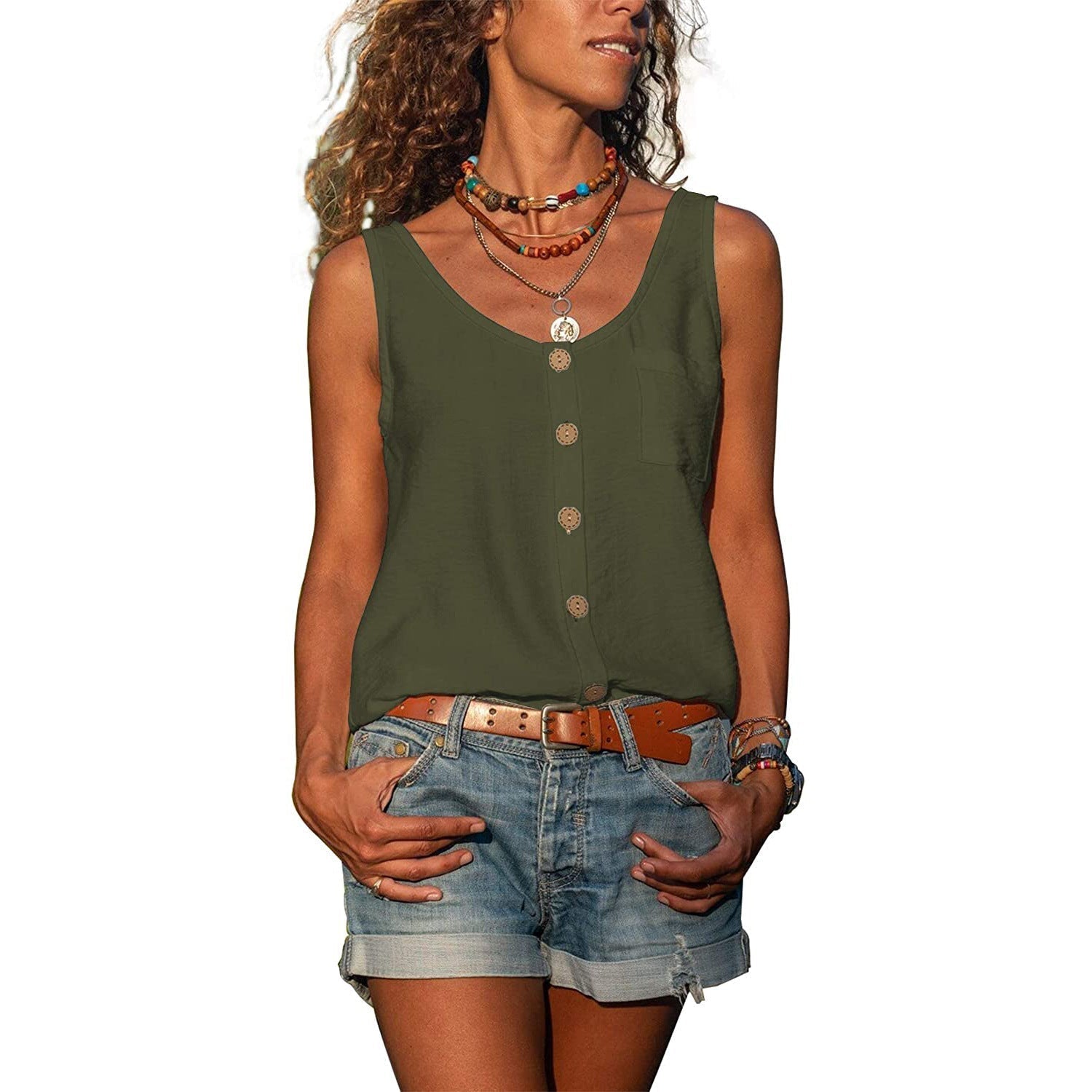 Elegante canotta da donna in stile Ibiza 4